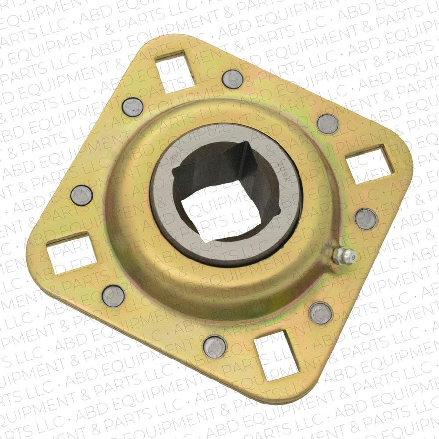 Flange Disc Harrow Bearing Square Bore 1 1/4 inch Riveted